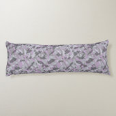 Purple Camo abstract Lichaamskussen (Achterkant)