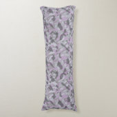Purple Camo abstract Lichaamskussen (Voorkant Verticaal)