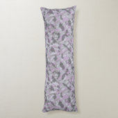 Purple Camo abstract Lichaamskussen (Achterkant (Verticaal))
