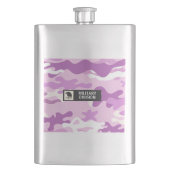 Purple Camouflage Pattern Military Flacon (Voorkant)