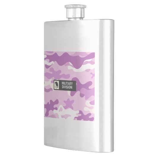 Purple Camouflage Pattern Military Flacon (Links)