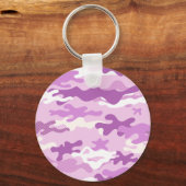Purple Camouflage Pattern Sleutelhanger (Achterkant)