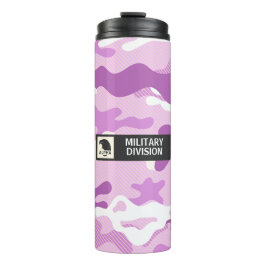 Purple Camouflage Pattern Thermosbeker