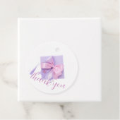 Purple Cap Graduation Party  Bedankjes Labels (In situ)