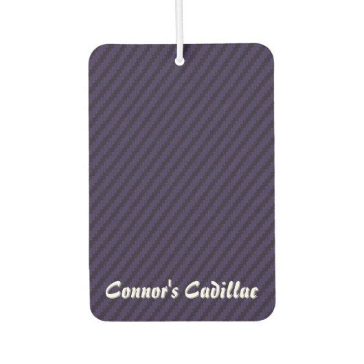 Purple Carbon Fiber Style Luchtverfrisser (Voorkant)