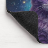 Purple Cat Mouse Pad – Perfect Gift for Cat Lovers Muismat (Hoek)