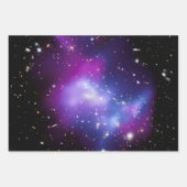 Purple Celestial Photo Galaxy Cluster MACS J0717 Inpakpapier Vel (Voorkant 2)