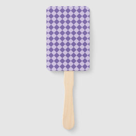 Purple Checker Diamond Pattern Handwaaier