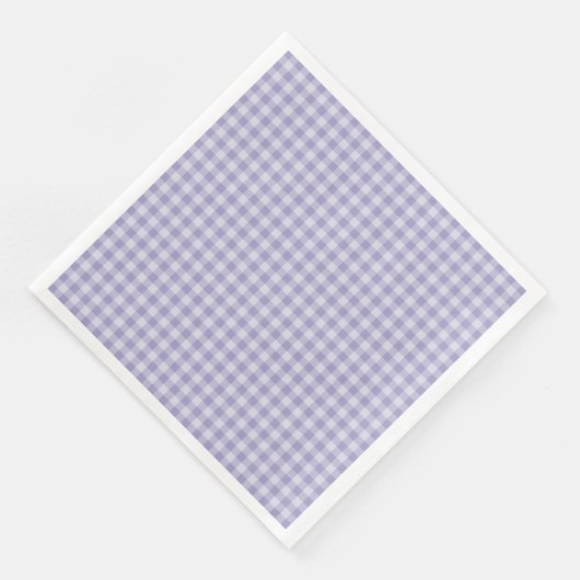Purple Checkerboard Pattern Servet (Hoek)