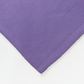 Purple Christmas Ball Fleece Blanket Deken (Hoek)