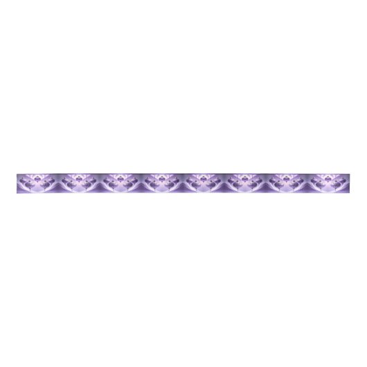 Purple Christmas Ball Holiday Satin Ribbon Satijnen Lint (Voorkant)