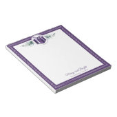 Purple Christmas Gift Personalized Notitieblok (Schuin)