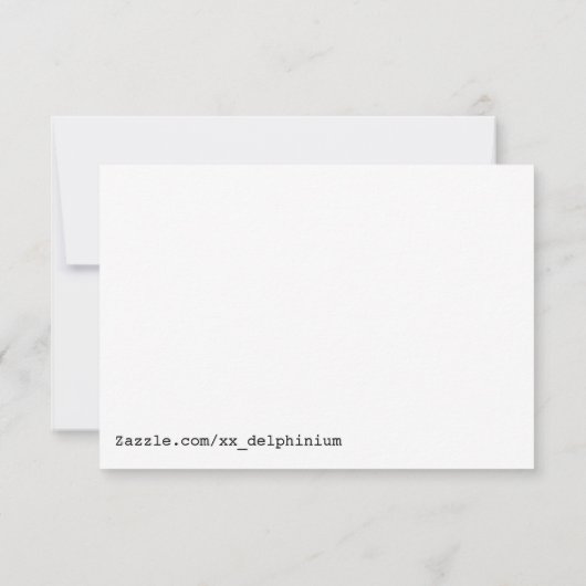 Purple Christmas Kaart (Achterkant)