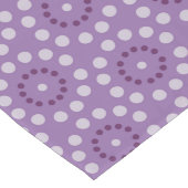 Purple Circles Pattern Table Runner Lange Tafelloper (Hoek)