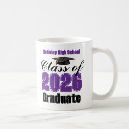 Purple Class of 2026 Graduation Keepsake Koffiemok