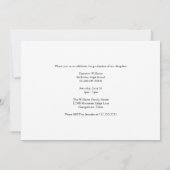 Purple Class of 2026 Photo Graduation Party Kaart (Achterkant)