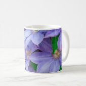 Purple Clematis flower Koffiemok (Voorkant rechts)
