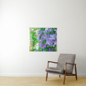 Purple Clematis flower Wandkleed (In Situ (horizontaal))