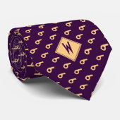 Purple Coach Whistle  Stropdas (Opgerold)