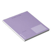 Purple colorful retro aesthetic Thoughts & Ideas Notitieblok (Schuin)