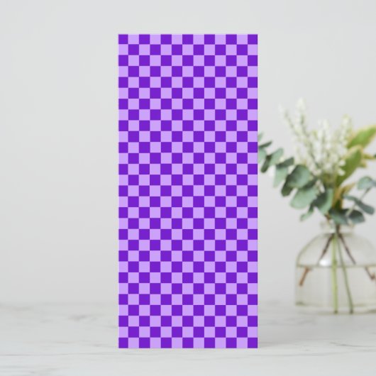 Purple Combination Checkerboard by Shirley Taylor (Staand voorkant)