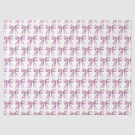 Purple Coquette Bow Tissuepapier