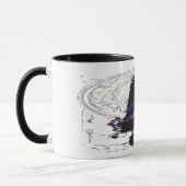 Purple Cosmic Obelisk Occult Dark Art Mug Mok (Links)