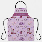 Purple Cowboy Wild West All over print Pattern Schort (Voorkant)