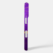 Purple Cracked Texture Case-Mate iPhone Case (Achterkant / Rechts)