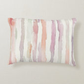 Purple Cream Butterflies Floral Believe Dreams Accent Kussen (Achterkant)