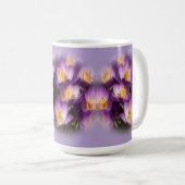 Purple Crocus Coffee Mug Koffiemok (Voorkant rechts)