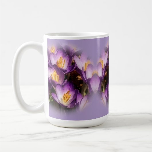 Purple Crocus Coffee Mug Koffiemok (Links)