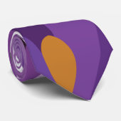 Purple Crocus Floral Stropdas (Opgerold)