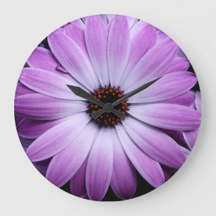 Purple Daisy Grote Klok