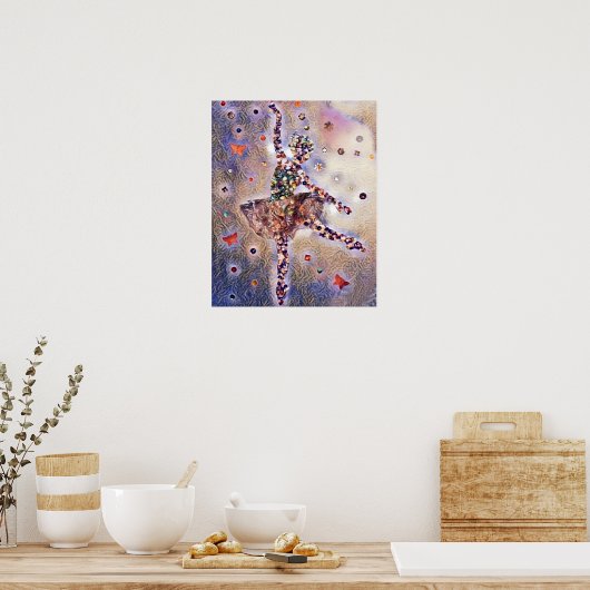 Purple Dancer Poster (Keuken)