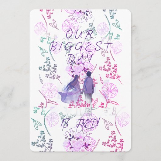 Purple date kaart (Voorkant)