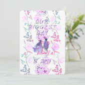 Purple date kaart (Staand voorkant)