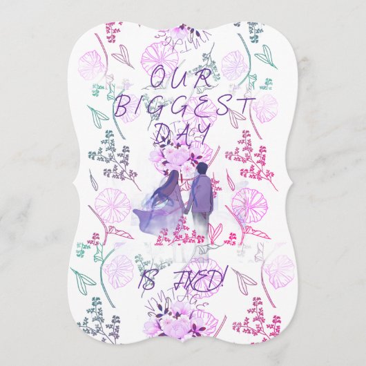 Purple date kaart (Voorkant)