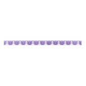 Purple Devil Emoji Satijnen Lint (Voorkant)