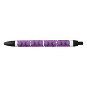 Purple Devil Emoji  Zwarte Inkt Pen (Voorkant)