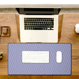 Purple Diamond Pattern Desk Mat