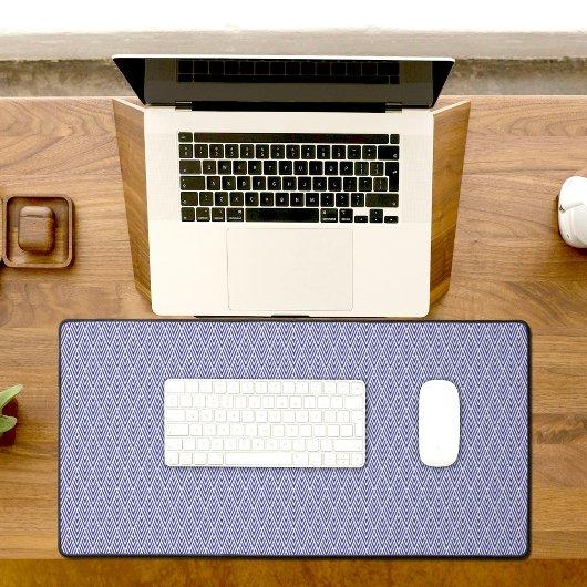 Purple Diamond Pattern Desk Mat