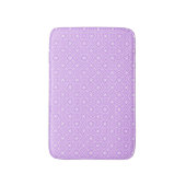 Purple Diamonds Pattern Bath Mat (Voorkant Verticaal)