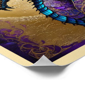 Purple Dragon Ready To Frame Art Print (Hoek)