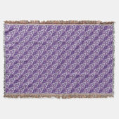 Purple Egyptain Pattern Throw Blanket Deken (Voorkant)
