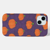 Purple Fall Pumpkin Pattern Case-Mate iPhone Case (Achterkant (horizontaal))