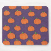 Purple Fall Pumpkin Pattern Muismat (Voorkant)