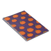 Purple Fall Pumpkin Pattern Notitieboek (Rechterzijde)