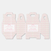 Purple Fancy Floral Bridal Shower Favor Boxes Bedankdoosjes (Ongevouwen)