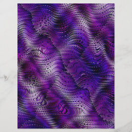 Purple Faux Snakeskin Bulk Scrapbook Paper Pages Flyer